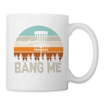 Disc golf Bang me - Mug blanc - blanc - Droite