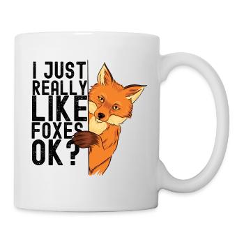 Fuchs - Tasse - Weiß - Rechts