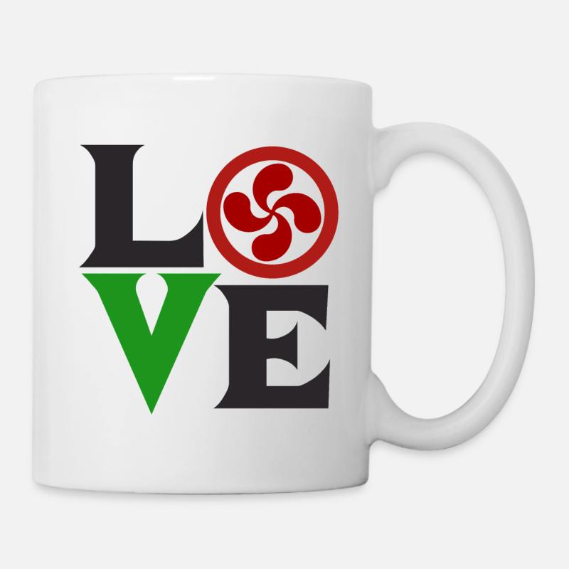 Love Pays Basque - Mug blanc - blanc