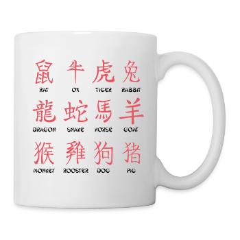 Chinese zodiac sign horoscope - Mug - white - Right