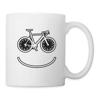 Vélo de course Smile - Mug blanc - blanc - Droite