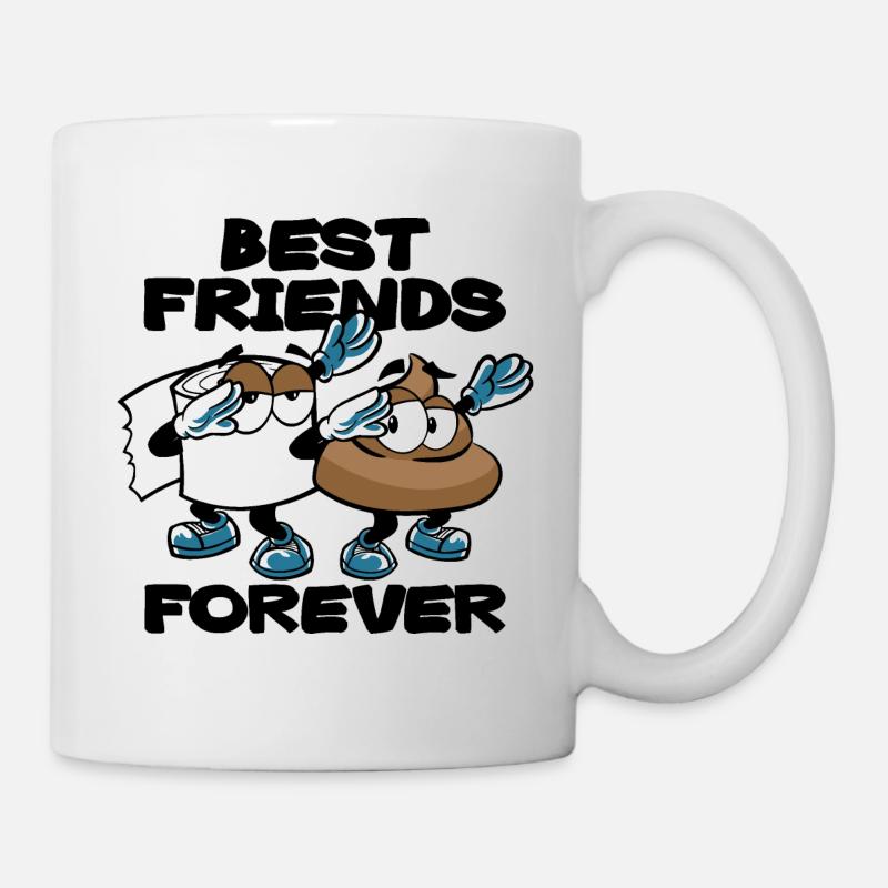 BEST FRIENDS FOREVER DABBING - Mug blanc - blanc