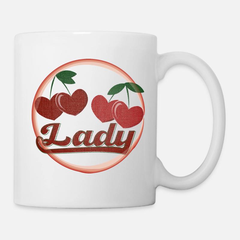 Cherry Cherry Lady - Mug - white
