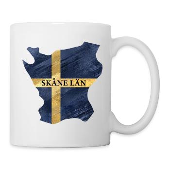 SCHWEDEN SKANE LÄN - Tasse - Weiß - Rechts