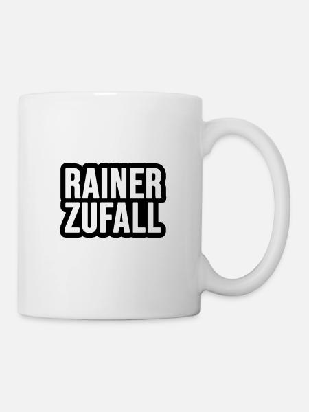 Rainer Zufall - Tasse - Weiß