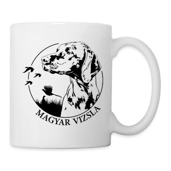 MAGYAR VIZSLA Hunting Dog Hunting Dogs Wilsigns - Mug - white - Right
