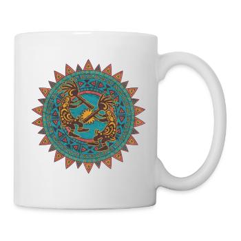 Kokopelli Duo - Sun Ornaments 1 - Mug blanc - blanc - Droite