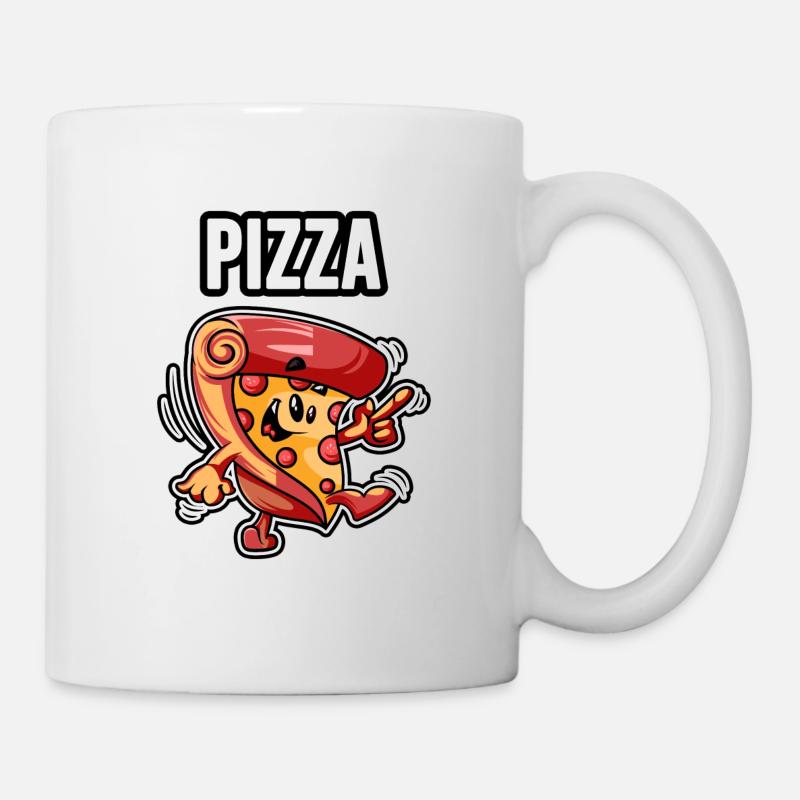 Pizza - Tasse - Weiß