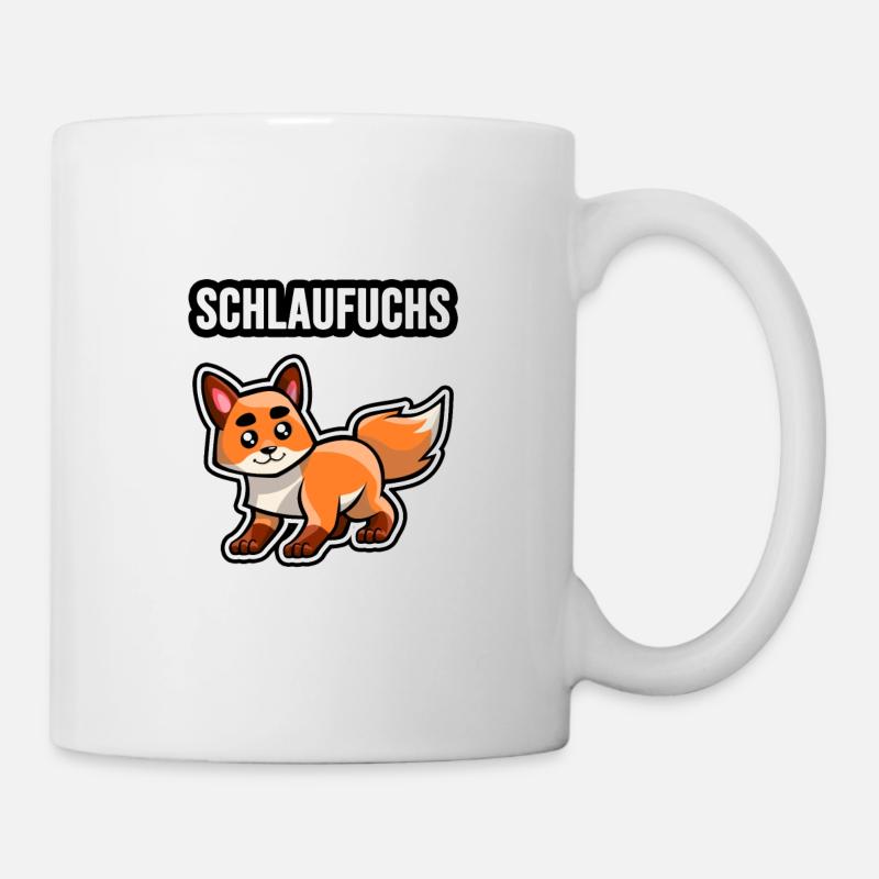 Schlaufuchs - Tasse - Weiß