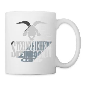 Sternzeichen Keinbock - Tasse - Weiß - Rechts