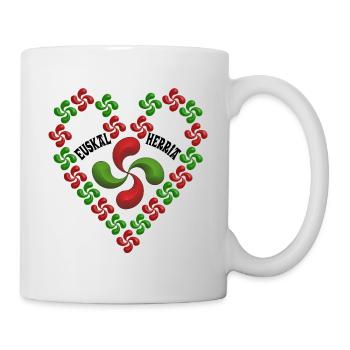 Cœur Basque - Mug blanc - blanc - Droite
