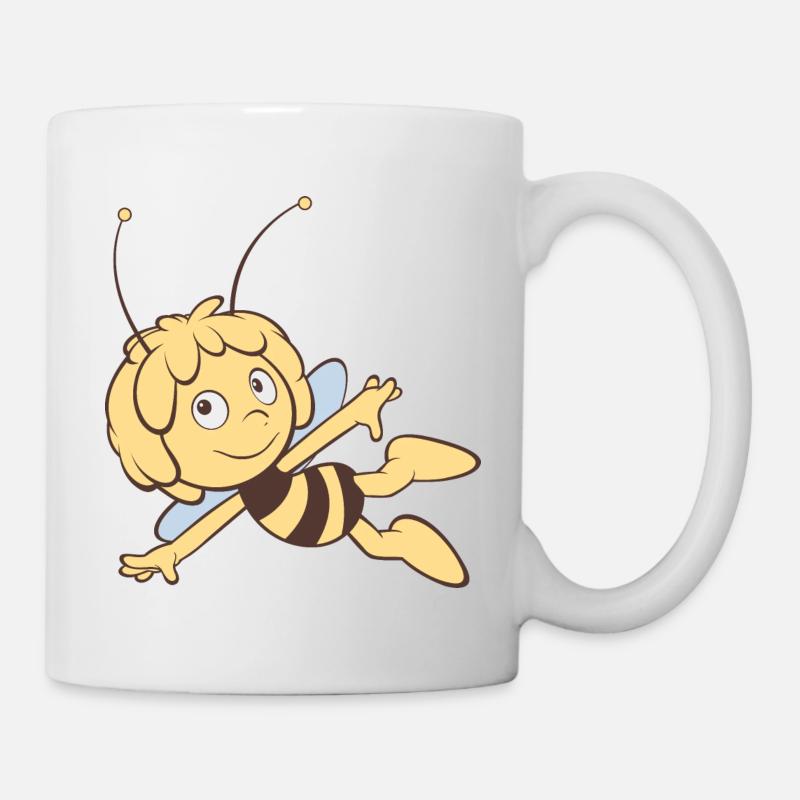 Maya L’Abeille Vol Rétro - Mug blanc - blanc