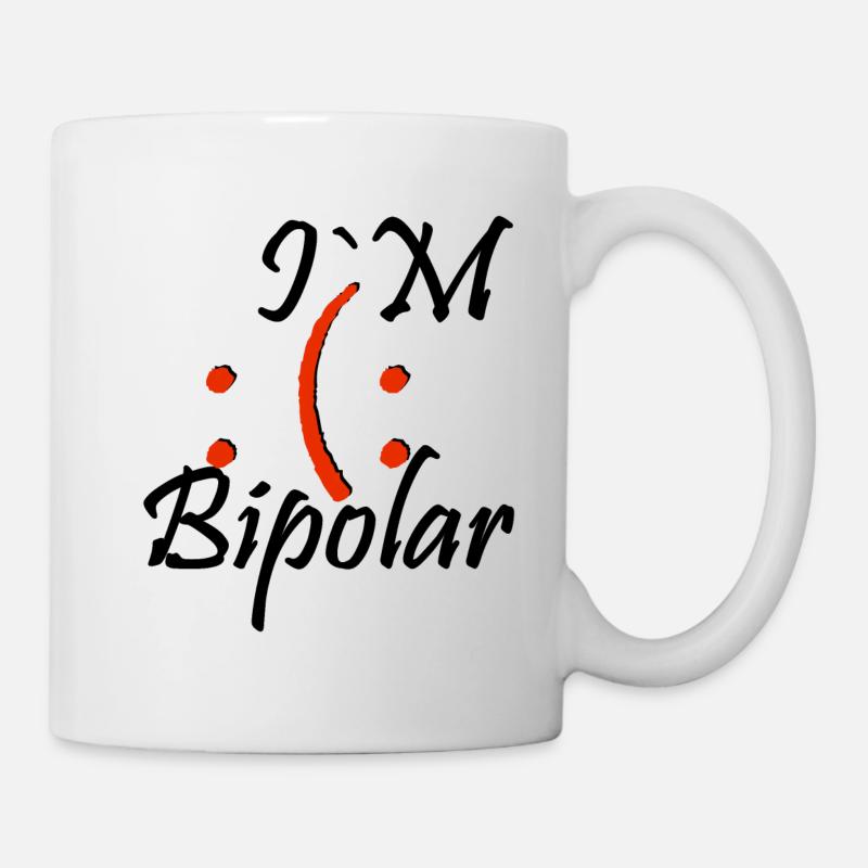 bipolar - Mug - white