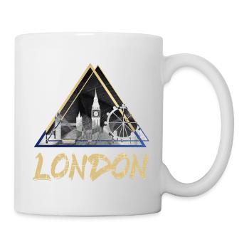 London Großbritannien UK England Skyline Stadt - Tasse - Weiß - Rechts