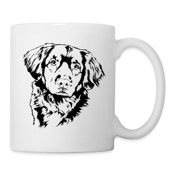 NOVA SCOTIA DUCK TOLLING RETRIEVER Wilsigns Chiens - Mug blanc - blanc - Droite