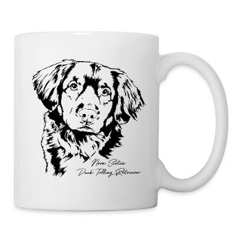 NOVA SCOTIA DUCK TOLLING RETRIEVER Wilsigns Chiens - Mug blanc - blanc - Droite
