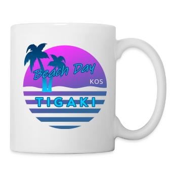 Tigaki Beach Day Kos - Mug - white - Right