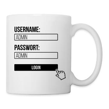 Admin Administrator Computer Science Computer - Mug - white - Right