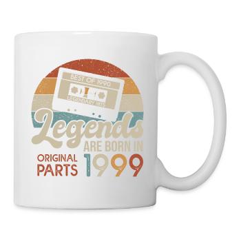legendes 1999 né en 1999 anniversaire 23 ans - Mug blanc - blanc - Droite