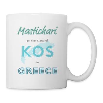 Mastichari on the island Kos in Greece - Mug - white - Right