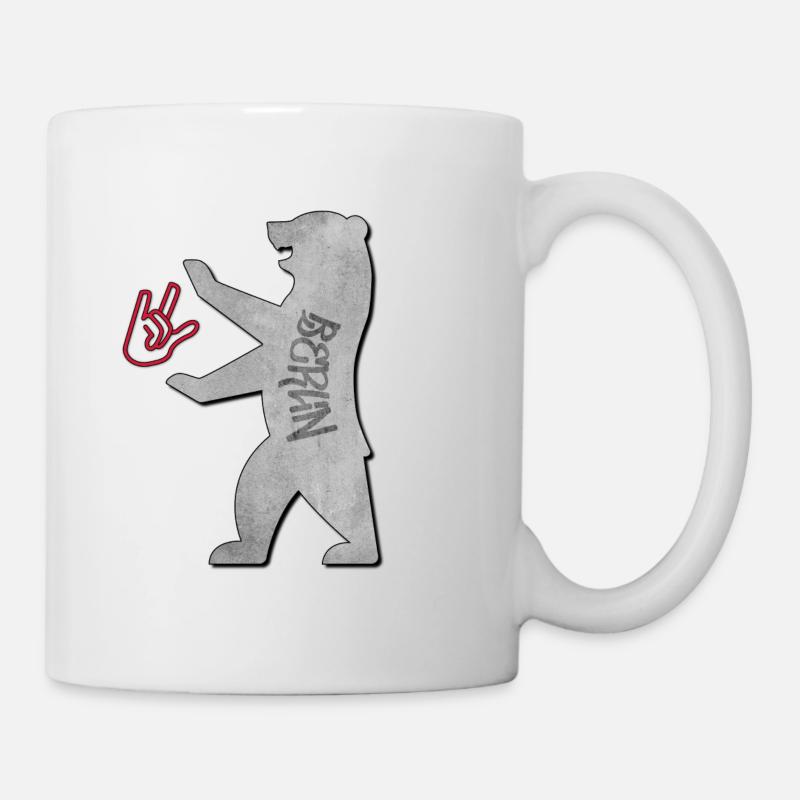 "I love you Berlin" im Graffiti Style - Tasse - Weiß