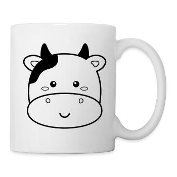 Vache douce - Mug blanc - blanc - Droite