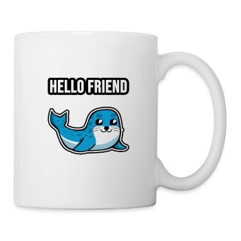 Süße kleine Robbe - Tasse - Weiß - Rechts
