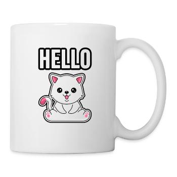 Baby dog and cat - Mug - white - Right