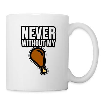 Never without a club - Mug - white - Right