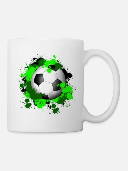 Football blobs - Mug - white