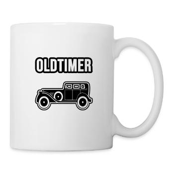 Voiture de collection - Mug blanc - blanc - Droite