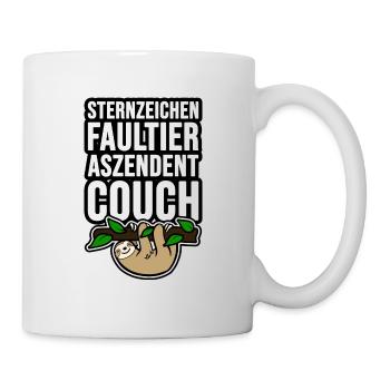 Zodiac Sloth Ascendan Canapé - Mug blanc - blanc - Droite
