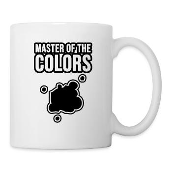 Meister der Farben - Tasse - Weiß - Rechts
