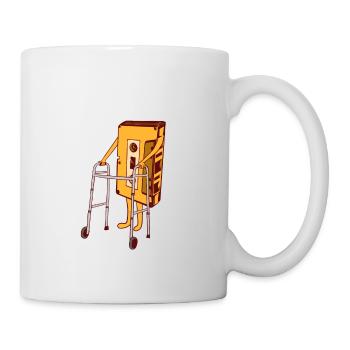 Retro 80's Design Old-fashion 80's Design Saying - Tasse - Weiß - Rechts