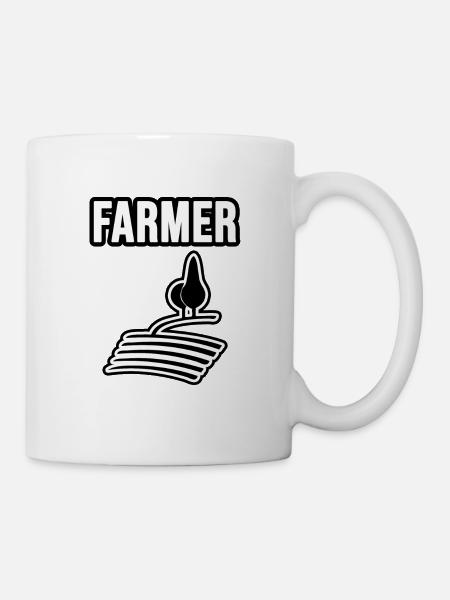 Farmer, farmer and farmer - Mug - white