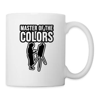 Meister der Farben und Künstler - Tasse - Weiß - Rechts