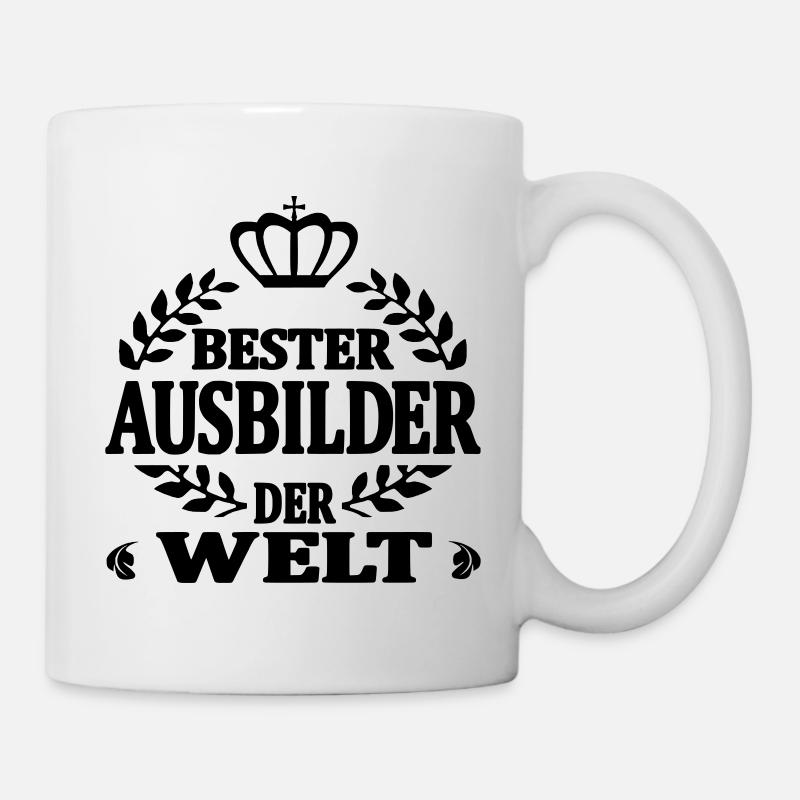 Bester ausbilder der welt - Tasse - Weiß