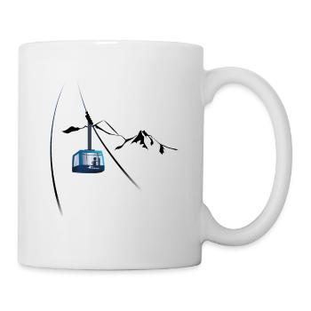 télécabine Salzburg - Mug blanc - blanc - Droite