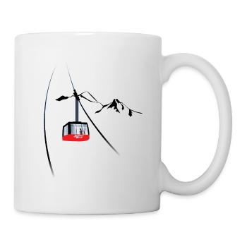 Jackson Hole Gondel - Tasse - Weiß - Rechts