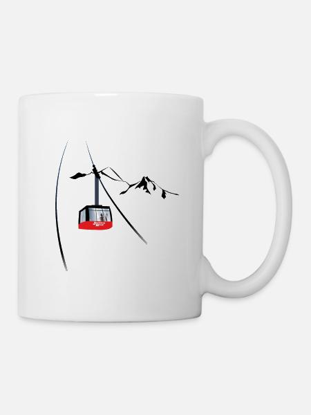 Jackson Hole Gondel - Tasse - Weiß