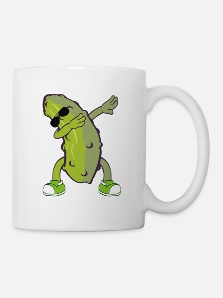 Tamponner le concombre Dab Swag Swagger T-shirt - Mug blanc - blanc