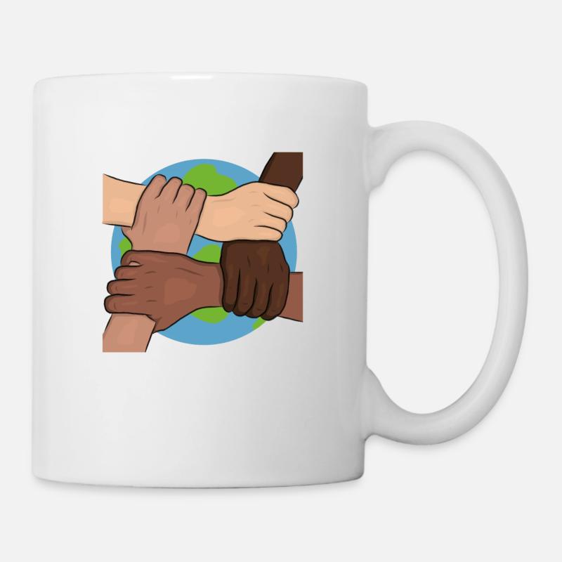 Frieden - Tasse - Weiß