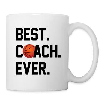 BEST COACH BASKETBALL - Mug - white - Right
