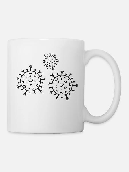 the virus - Tasse - Weiß