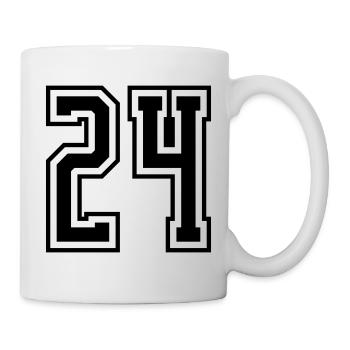 24 Number number - Mug - white - Right