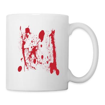 "Bloody" Halloween Shirt pour le 31 octobre - Mug blanc - blanc - Droite