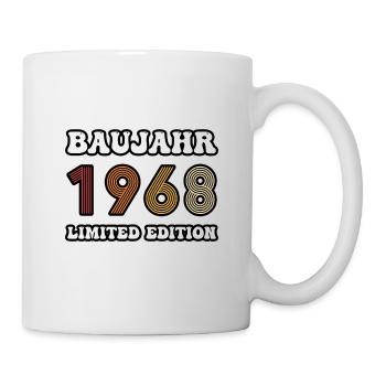 BAUJAHR 1968 - Tasse - Weiß - Rechts