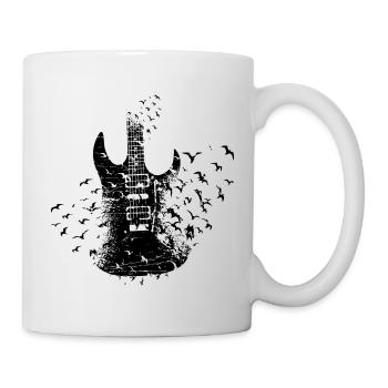 Guitar Graphic Guitar Player Rock Band Member Musi - Tasse - Weiß - Rechts