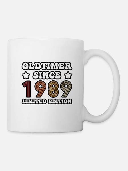 OLDTIMER SEIT 1989 - Tasse - Weiß