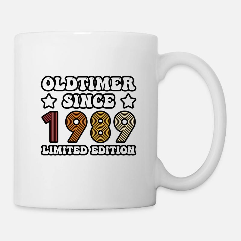 OLDTIMER SEIT 1989 - Tasse - Weiß